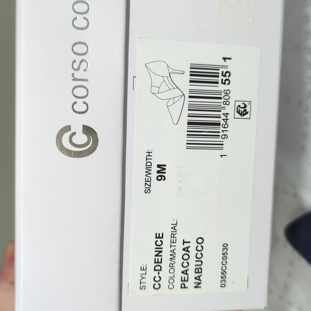 Corso Como Peacoat Nebucco Size 9 2". Heel - Picture 7 of 8